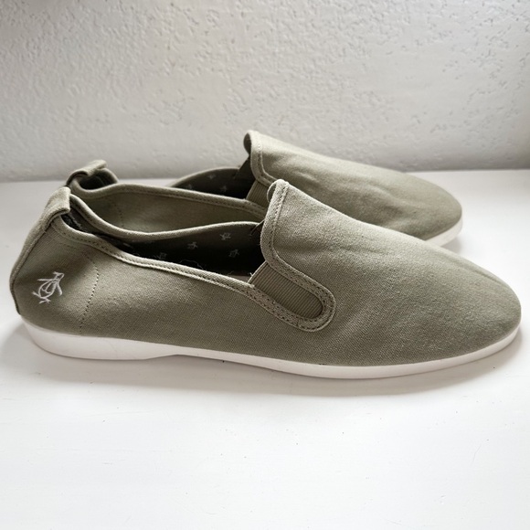 Original Penguin by Munsingwear Olive Green Slip-On Loafer Shoes — Size 46/13 - Picture 3 of 9